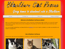 Tablet Screenshot of blackburncatrescue.org